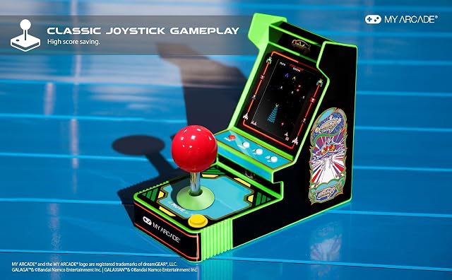 Foto 7 de 8 de My Arcade Galaga Red Joystick Player: Consola de Videojuegos Retro Galaga y Galaxian con Licencia Oficial