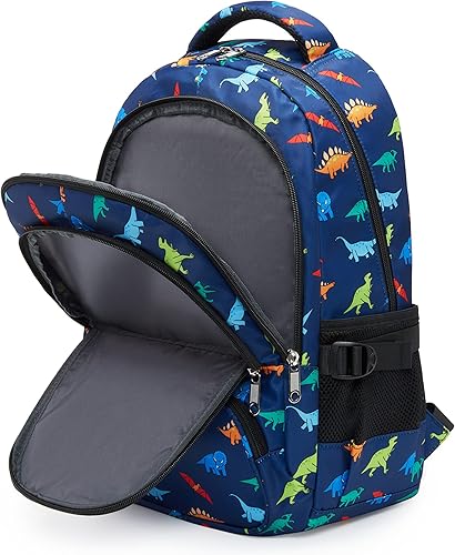 Miniatura 6 de BLUEFAIRY Mochilas infantiles para niñas y niños, regalos de regreso a la escuela para niños, primaria, primaria, escuela secundaria, Azul marino,