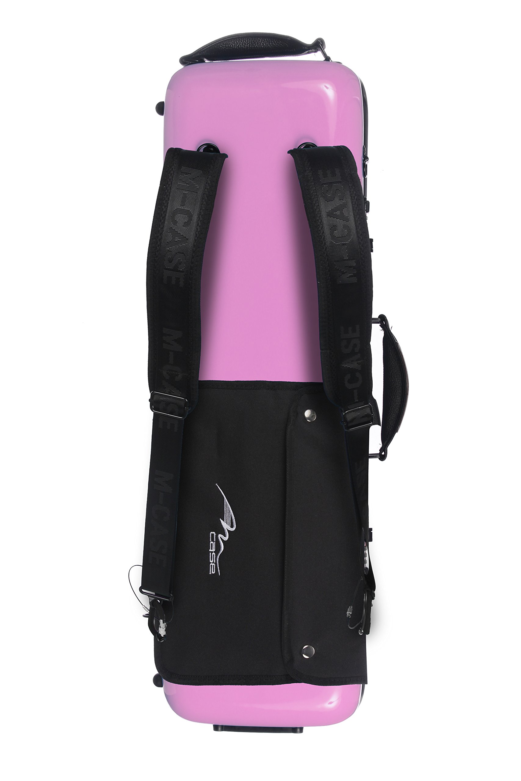 Geigenkoffer Fiberglass Safe Oblong 4/4 rosa M-Case + Musiktasche