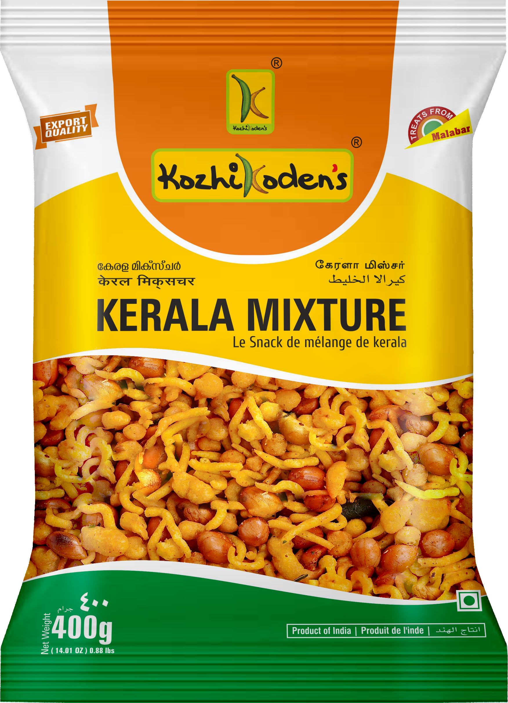 Kozhikoden's Kerala Mixture, Pack of 2, 400gm Each : Amazon.in: ग्रॉसरी और गूरमे फ़ूड
