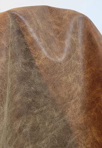 Miniatura 3 de NAT Leathers  Piel sintética vegana suave de becerro bellota (vegano aprobado por PETA)  1 yarda (36 pulgadas de largo x 54 pulgadas de ancho)