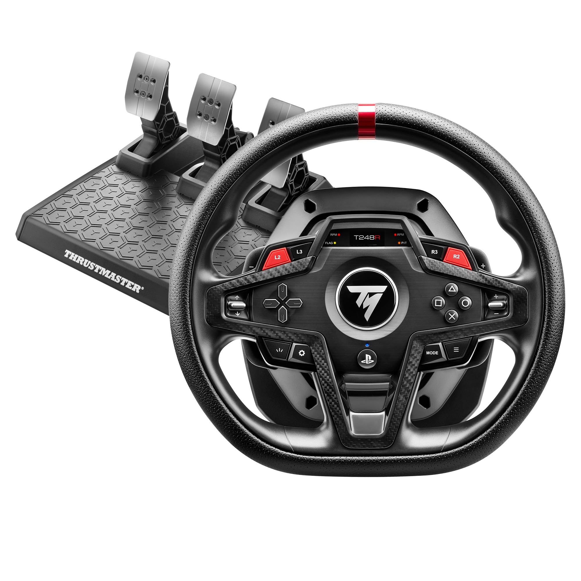 Thrustmaster T248-R Force Feedback Racing Wheel with Magnetic Pedals, for PS5 / PS4 / PC, Black-picture-12