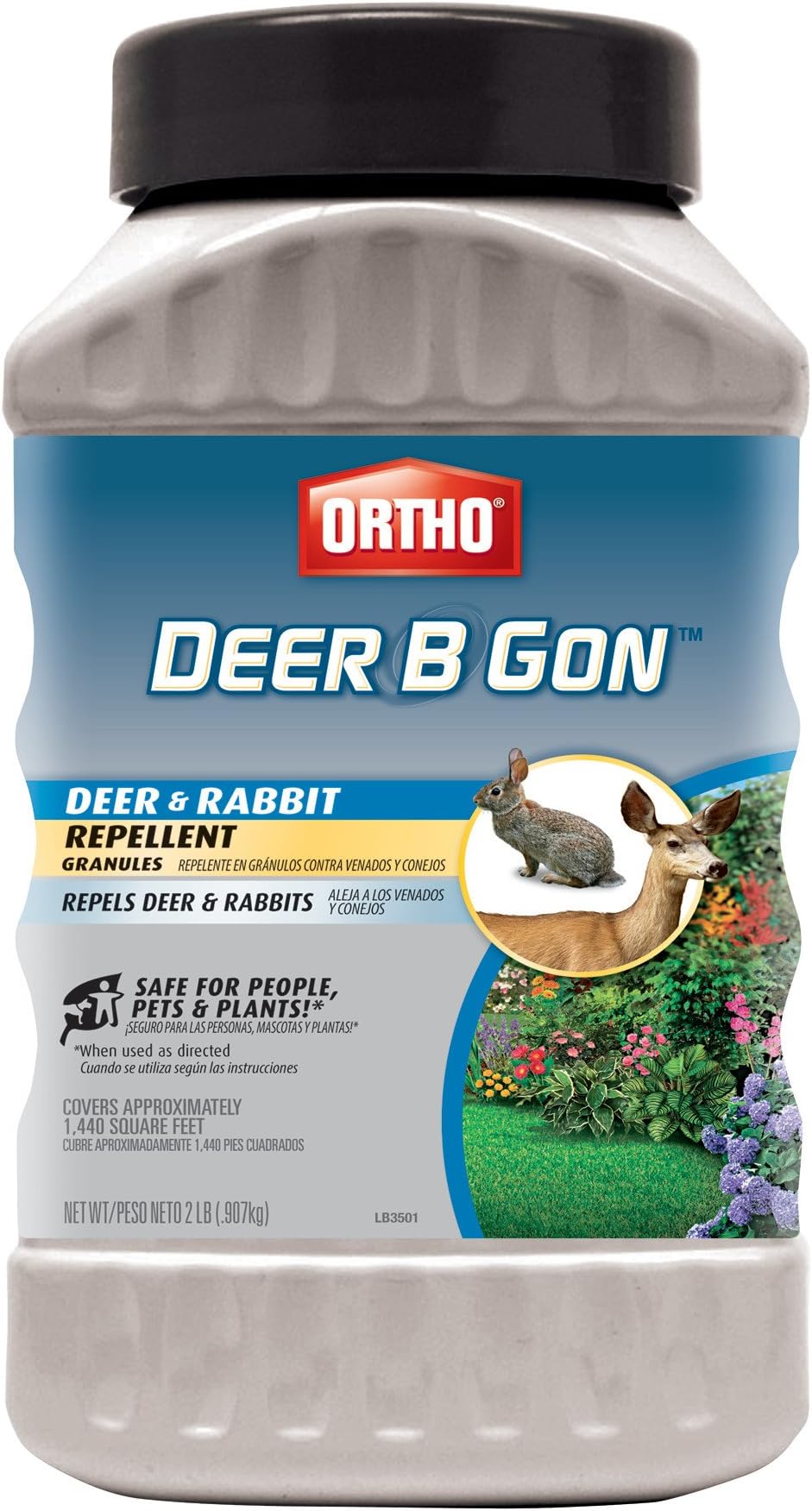 Ortho Deer B Gon Deer and Rabbit Repellent Granules, 2-Pound