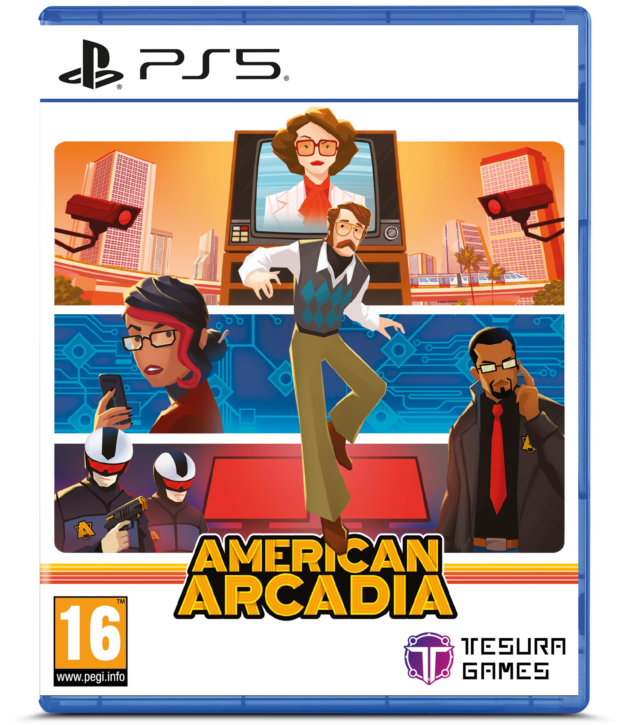 Carátula de American Arcadia PS5 para PS5 (edición PAL España)
