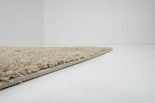 Miniatura 13 de Unique Loom - Alfombra de área de la colección Floral Shag, tallada, de 5 x 8 pies, color beige