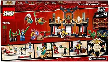 【US11(21.5)】WITH  BRIDGES LEGO NINJAGO Legacy Tournament of Elements 71735 Temple Toy