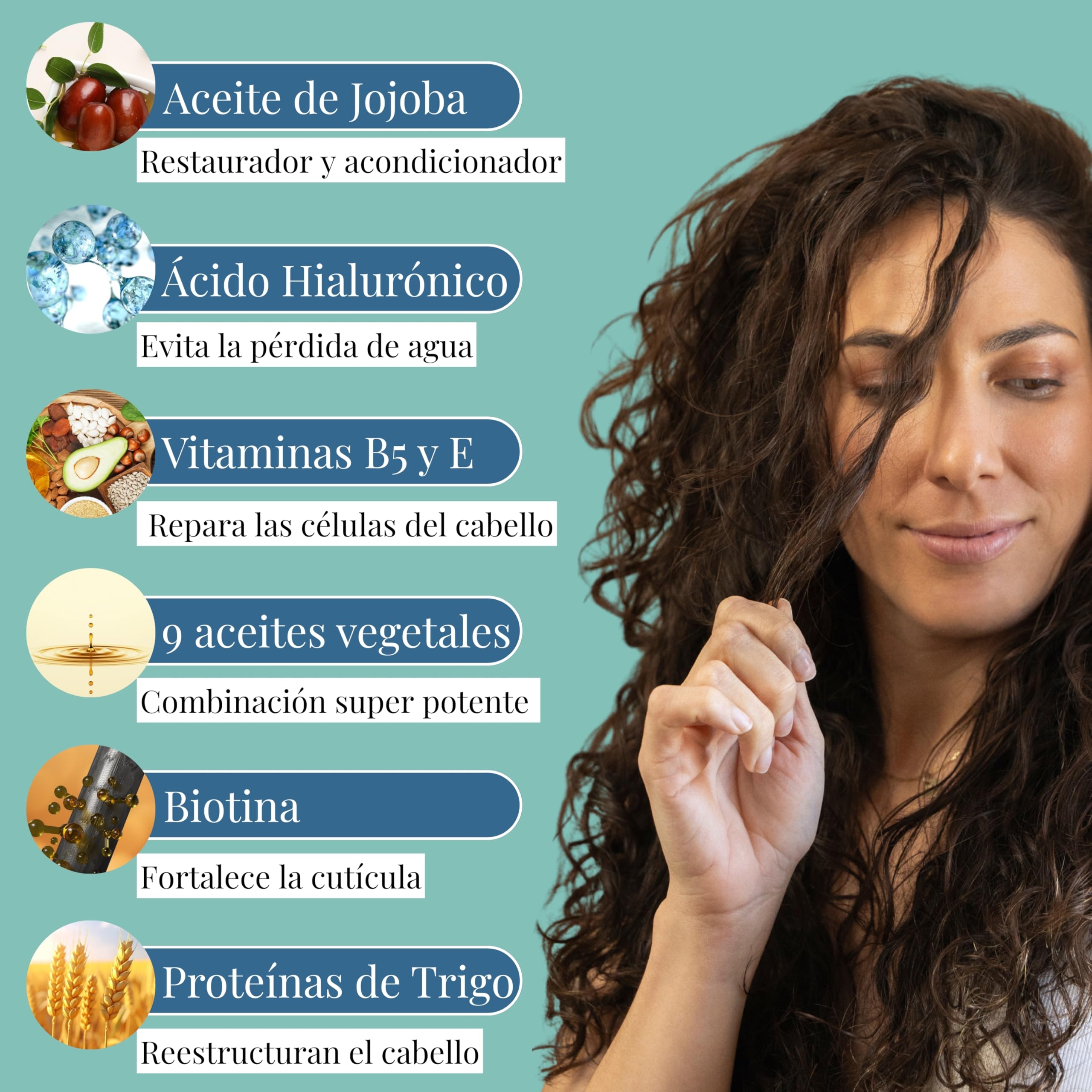 Alma Secret Extreme Repair - Mascarilla pelo reconstructora fibra capilar - tratamiento reparación capilar - apta Método Curly - Hialurónico Biotina Proteínas - Cabello dañado 250 ml