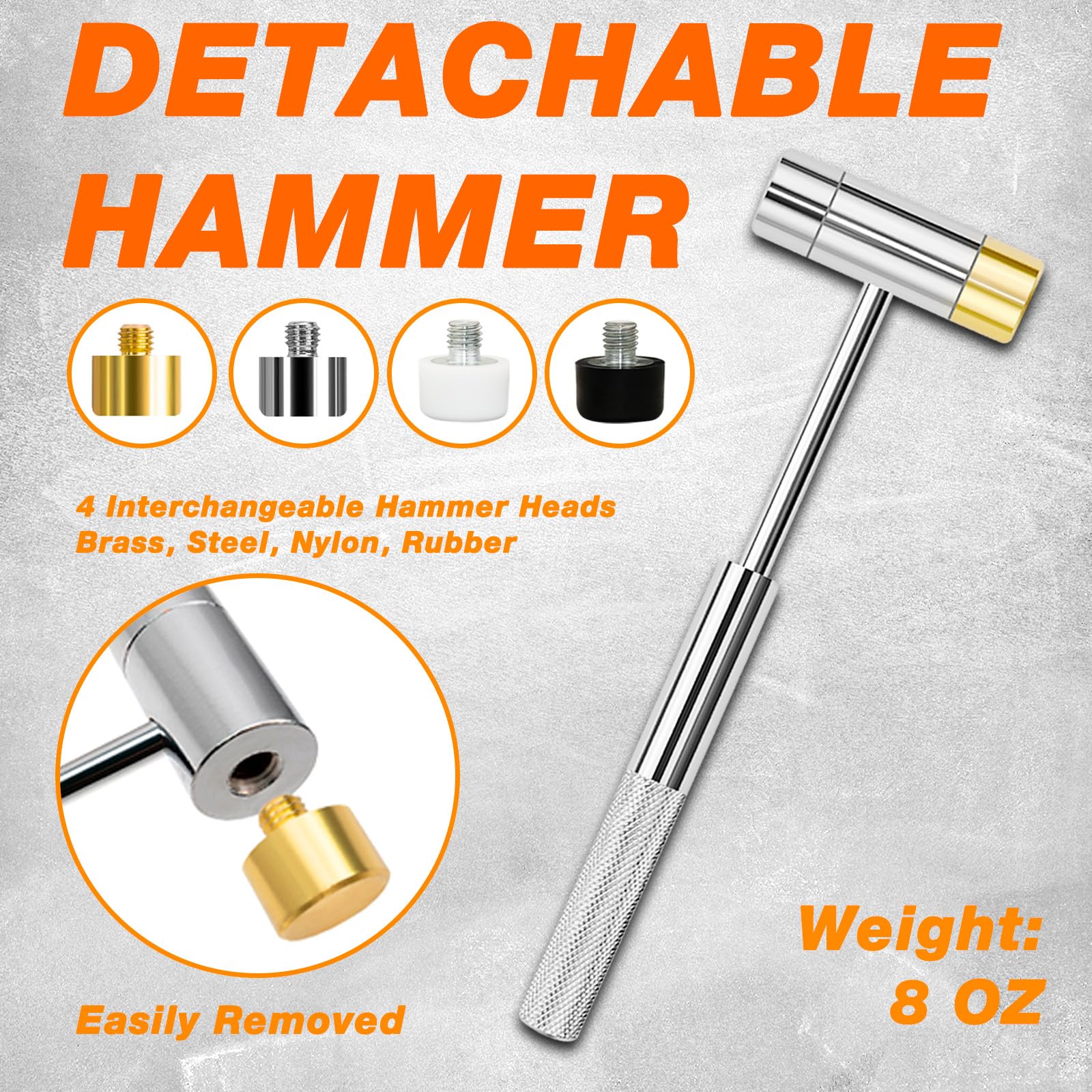 25pc Punch Set with Hammer and Bench Block L202