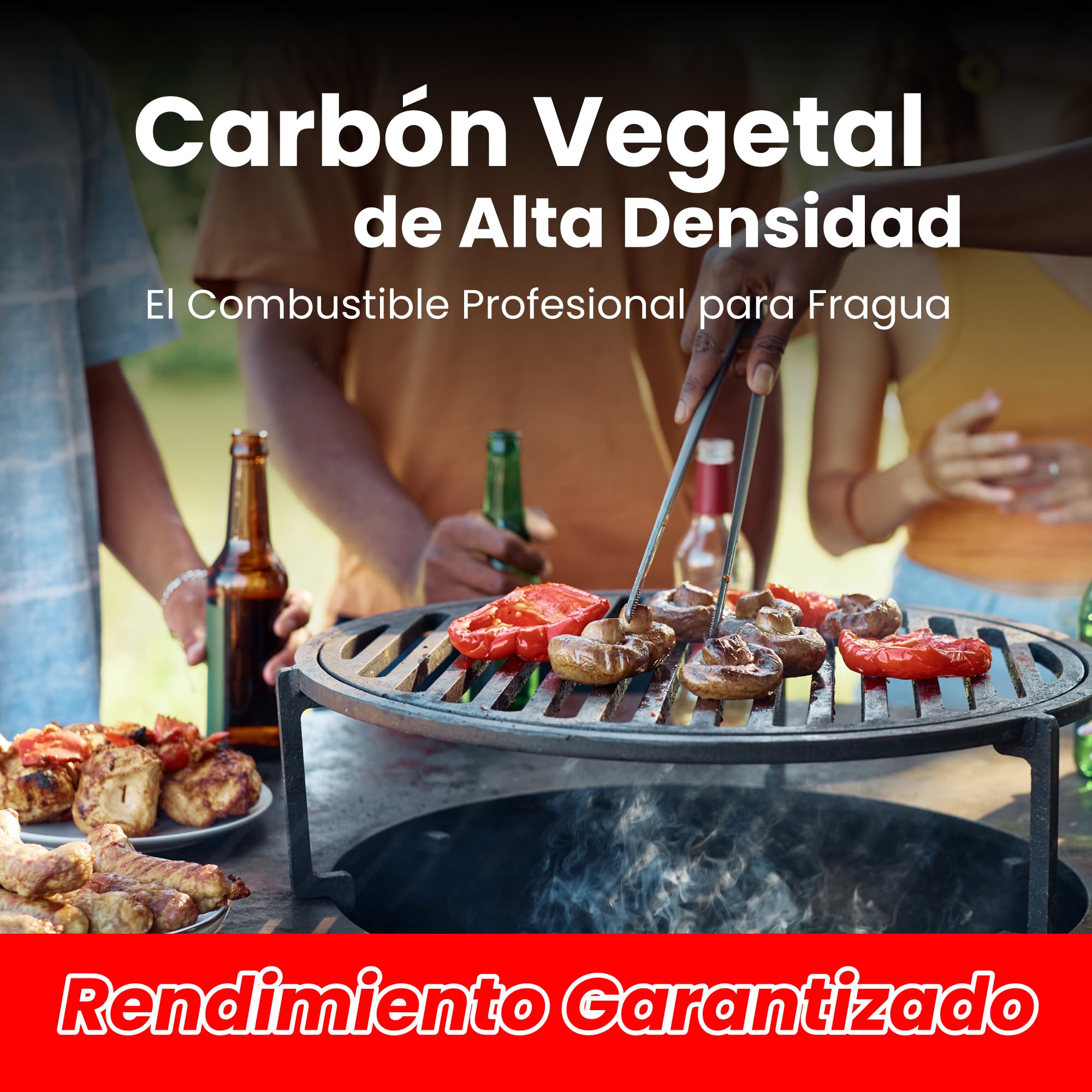 Palet Carbón Vegetal Encina 100 Natural Grueso Profesional 30 Sacos 20kg Hostelería Aroma Sabor Carnes Pescados Combustión Lenta Sin Humo Alta Temperatura Cocina Exterior Parrilla Gourmet
