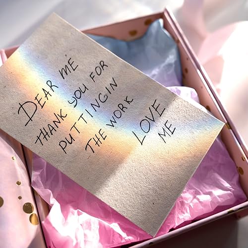 Miniatura 5 de HolyMaji 50 hojas de papel de seda degradado rosa, morado, azul, a granel, 20 x 14 pulgadas, hojas de papel de seda arcoíris pastel para Navidad,