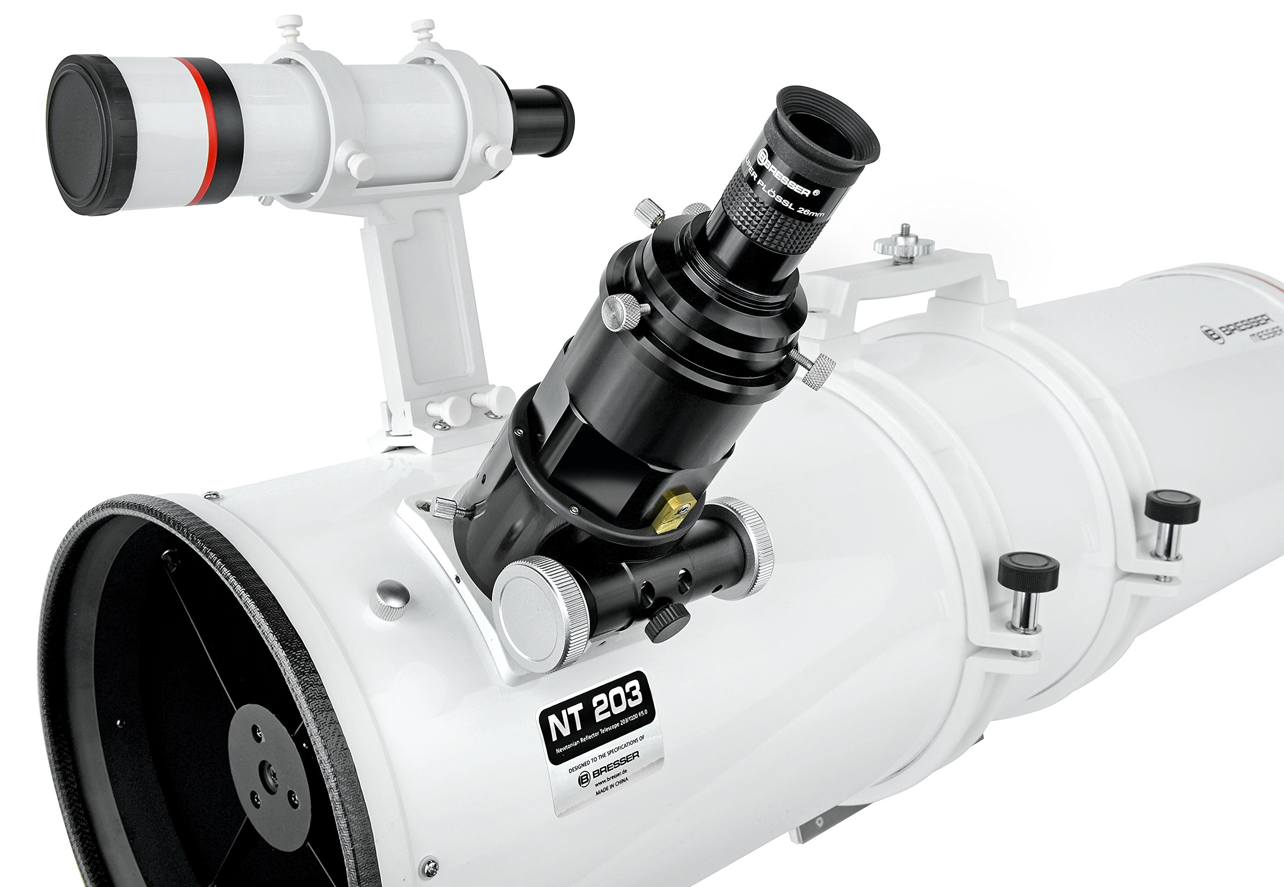 Bresser Messier Télescope NT-203/1200 EXOS-2 EQ-5 Blanc