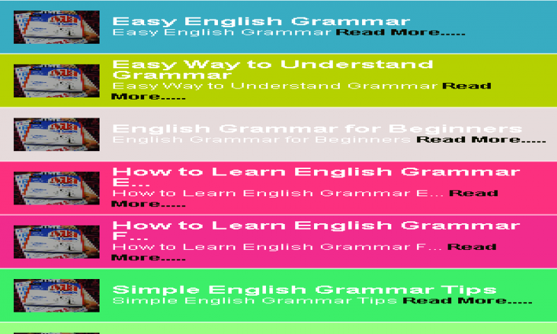Easy English Grammar - App on Amazon Appstore