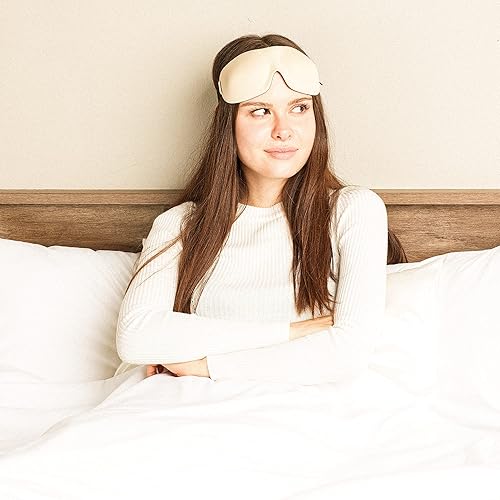 Miniatura 72 de Bucky Máscara de ojos sin presión de 40 parpadeos para viajes y sueño Strawberry,Agua,Carmesí,Azul French,Verde,Rosa encendido,Magenta,Orquídea,Azul