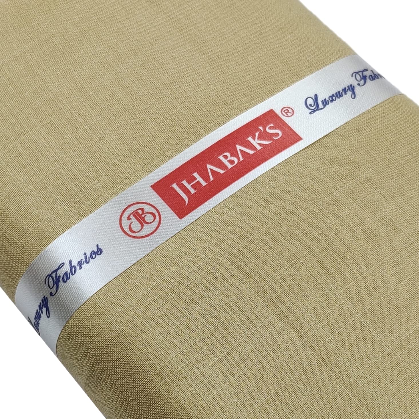 JHABAK'S Unstitched Cotton Blend Shirt Fabric for Men - 2.25m Shirt Material & 3m Kurta Piece - Formal/Casual Wear (Pack of 4) 1