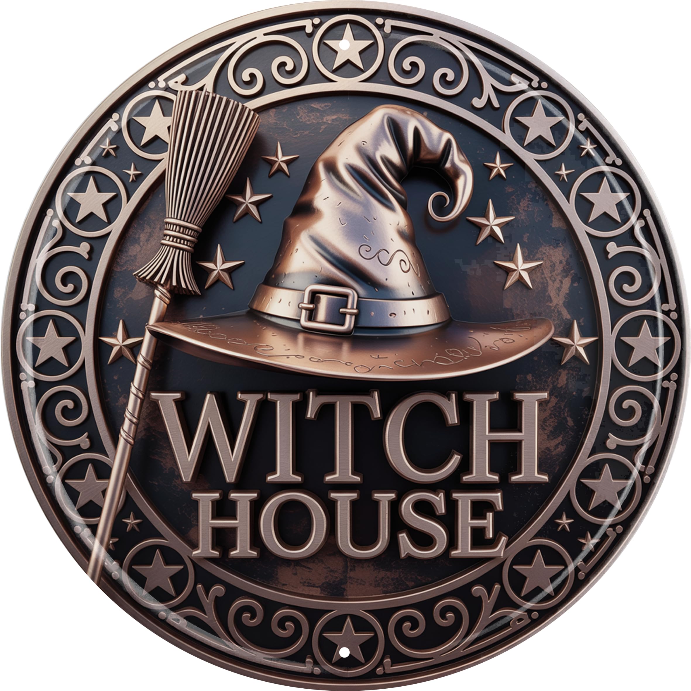 witch sign and spellbook decor product