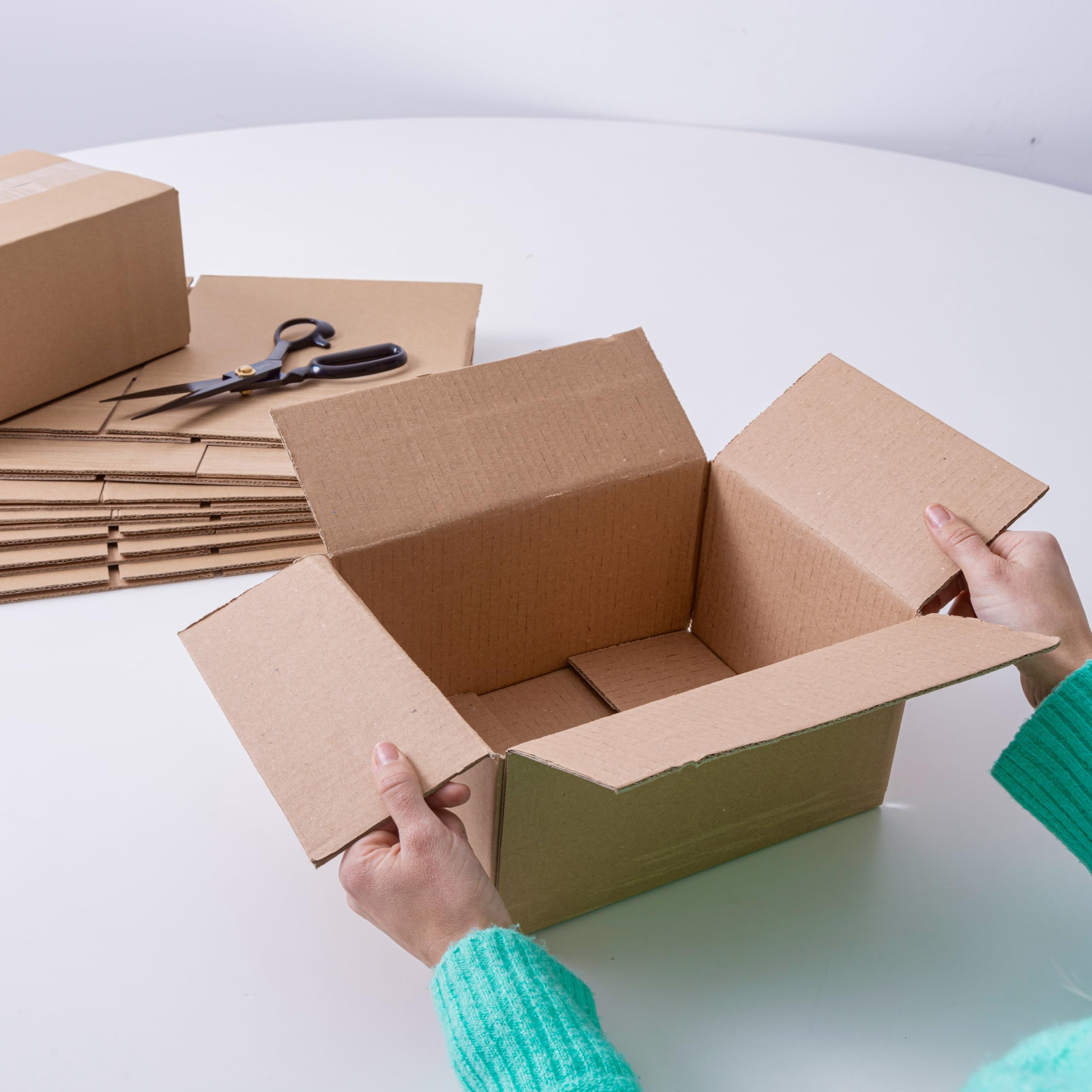 IPEA Boîtes en Carton 25 x 18 x 12 cm 10 Pièces pour Expéditions E-Commerce Emballage