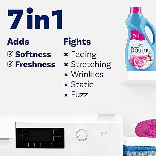 Miniatura 10 de Downy Líquido suavizante de telas, aroma fresco de abril, 44 onzas líquidas, 60 cargas