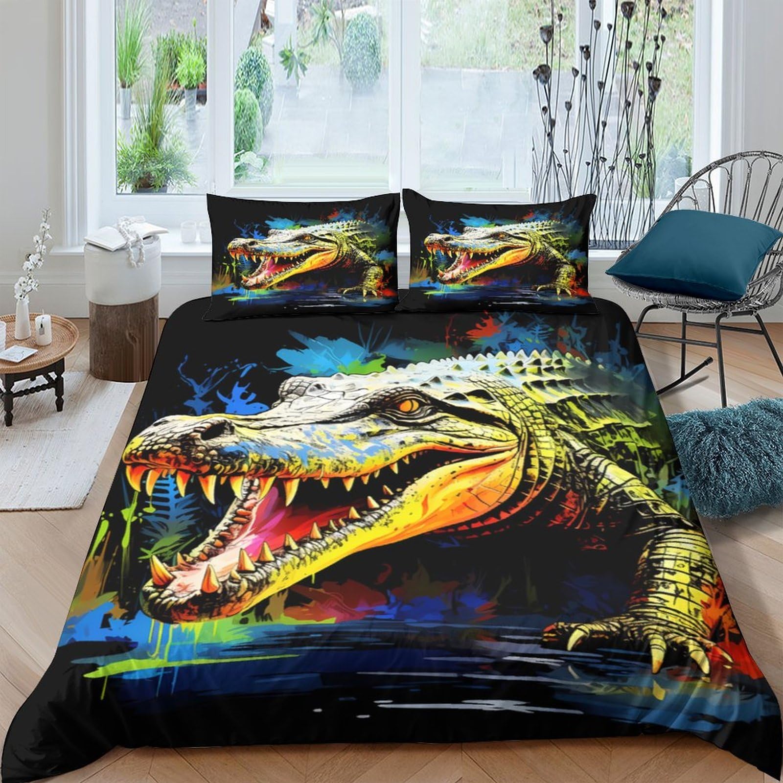 Ctjqhvkz Style-8 3D Printed Dinosaur Skull Fitted Sheet Microfiber Vibrant Colorful Bed Cover For Bedroom Dorm Mattress Decor Single（135X200cm）