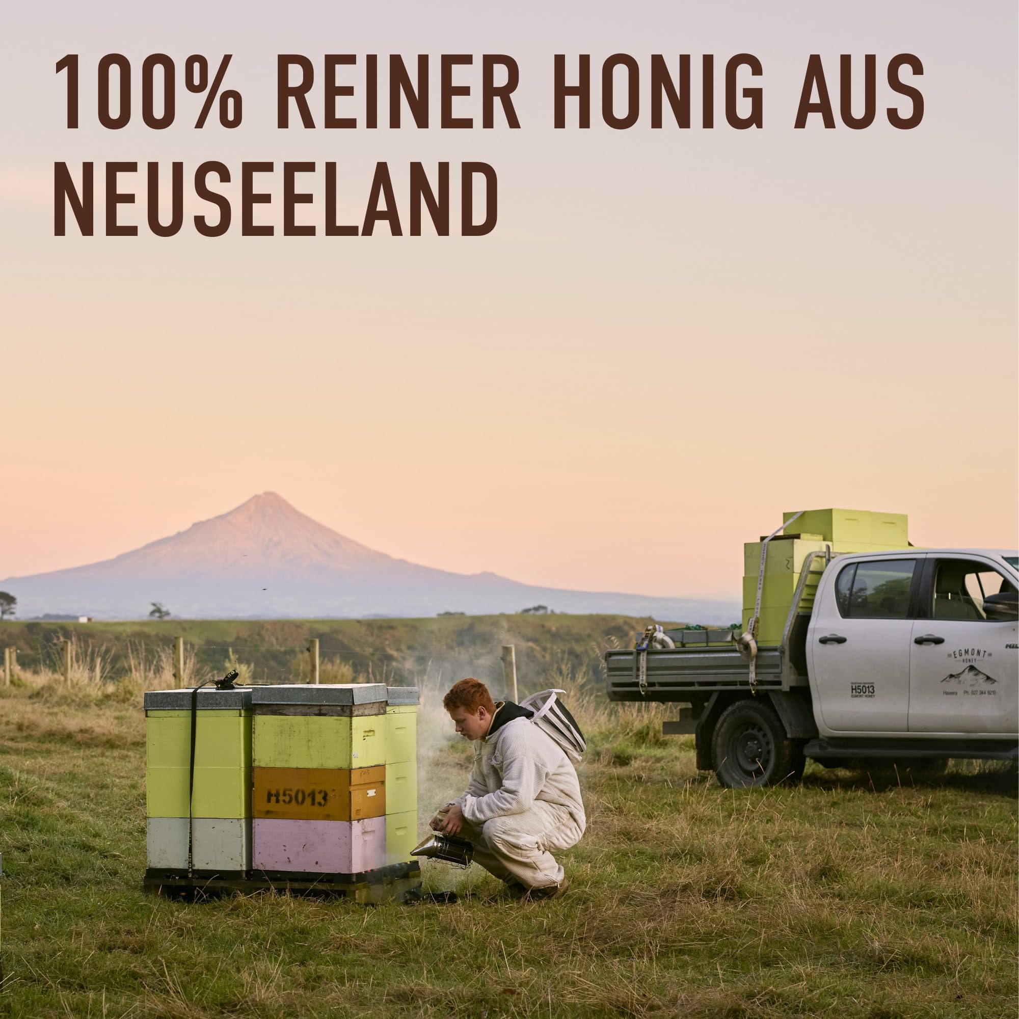 Egmont Honey Manuka Honig 1200+ MGO 25+ UMF | 250 g | 100% Reiner Manuka Honig aus Neuseeland, UMF-zertifiziert, Premium Qualität, Non-GMO, Koscher, Rückverfolgbar, Geschenkbox | Hohe Intensität | Roh & Nicht Pasteurisiert | UMF 25+ | Monofloral Premium-R