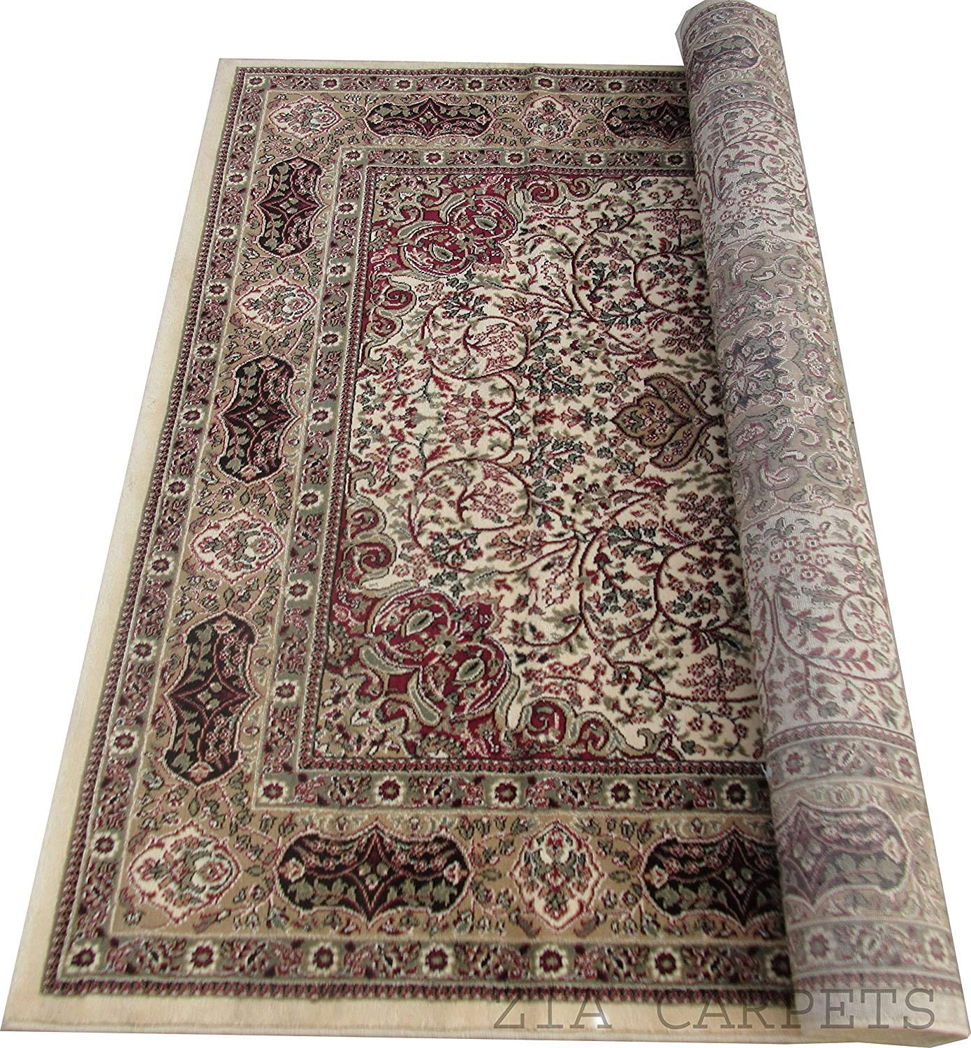 Kashmiri Classical Look Washable Carpet with Advanced 1 Inch Thickness 6 X 9 Feet