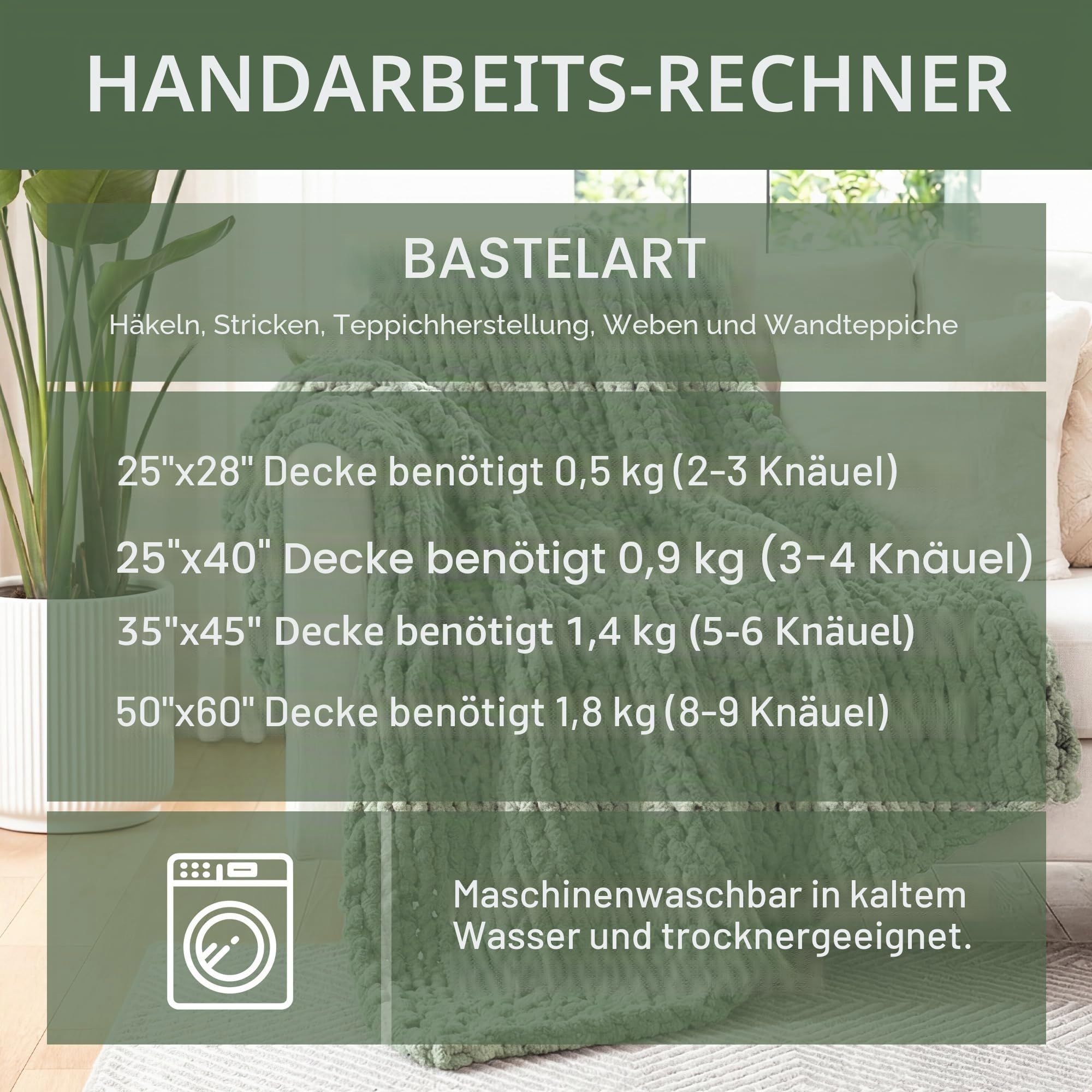 BALAPET Grobes Chenille-Garn zum Häkeln und Stricken, 30 m, 227 g pro Knäuel, weiches, flauschiges Kitting-Garn-Set, dickes Samt-Plüschgarn für Handarbeiten, Weben, Decken, Kleidung, Muster-Kn