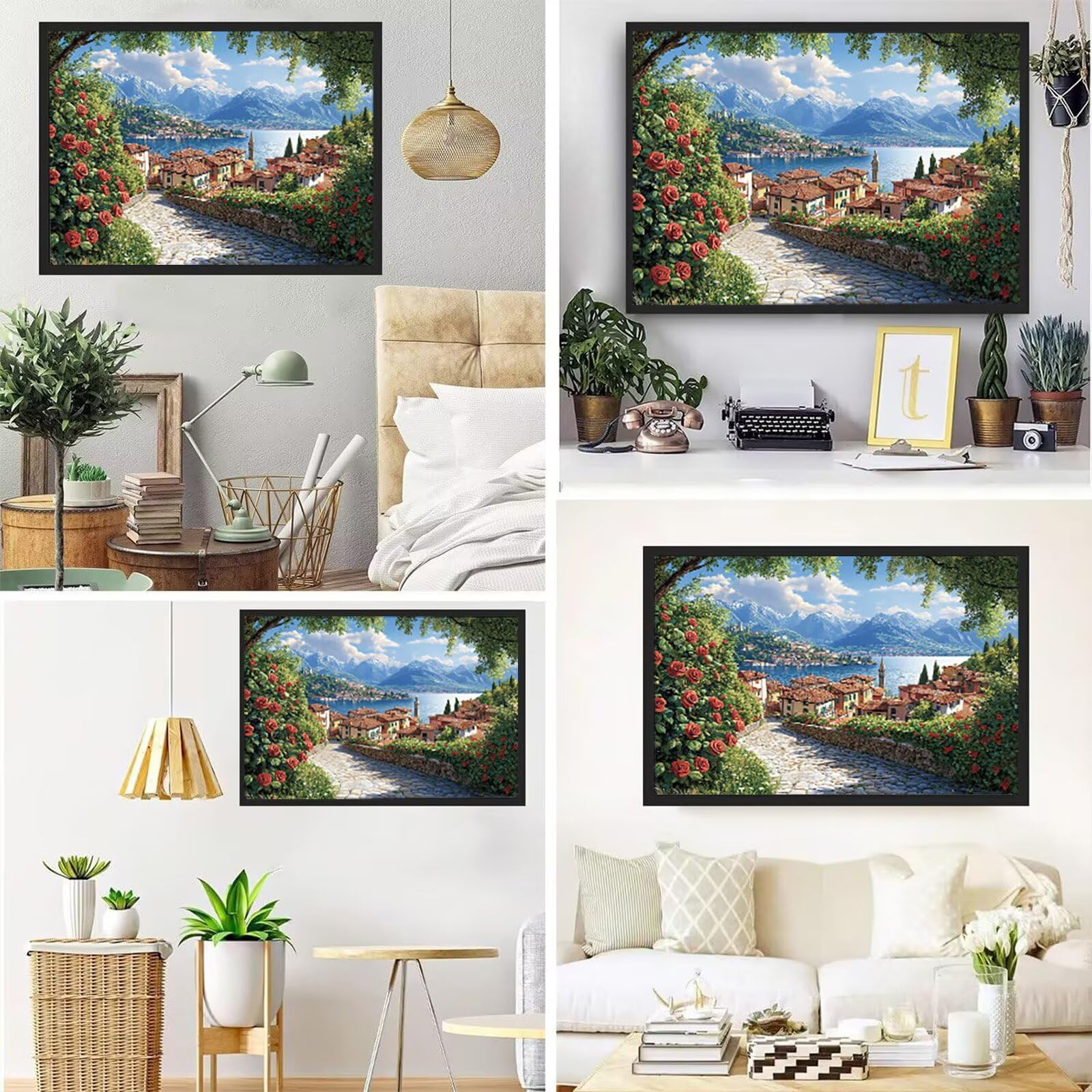 Diamentowy obraz kot diamentowy obraz dziecko fantazja 5D DIY okrągły obraz diamentowy kryształ górski sztuka ścieg krzyżykowy zestaw do haftu numerycznego sztuka do dekoracji ścian domu, prezent dla