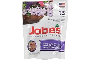 Jobe's Flower Fertilizer Spikes: The Ultimate Care for Potted Plants and Hanging Baskets