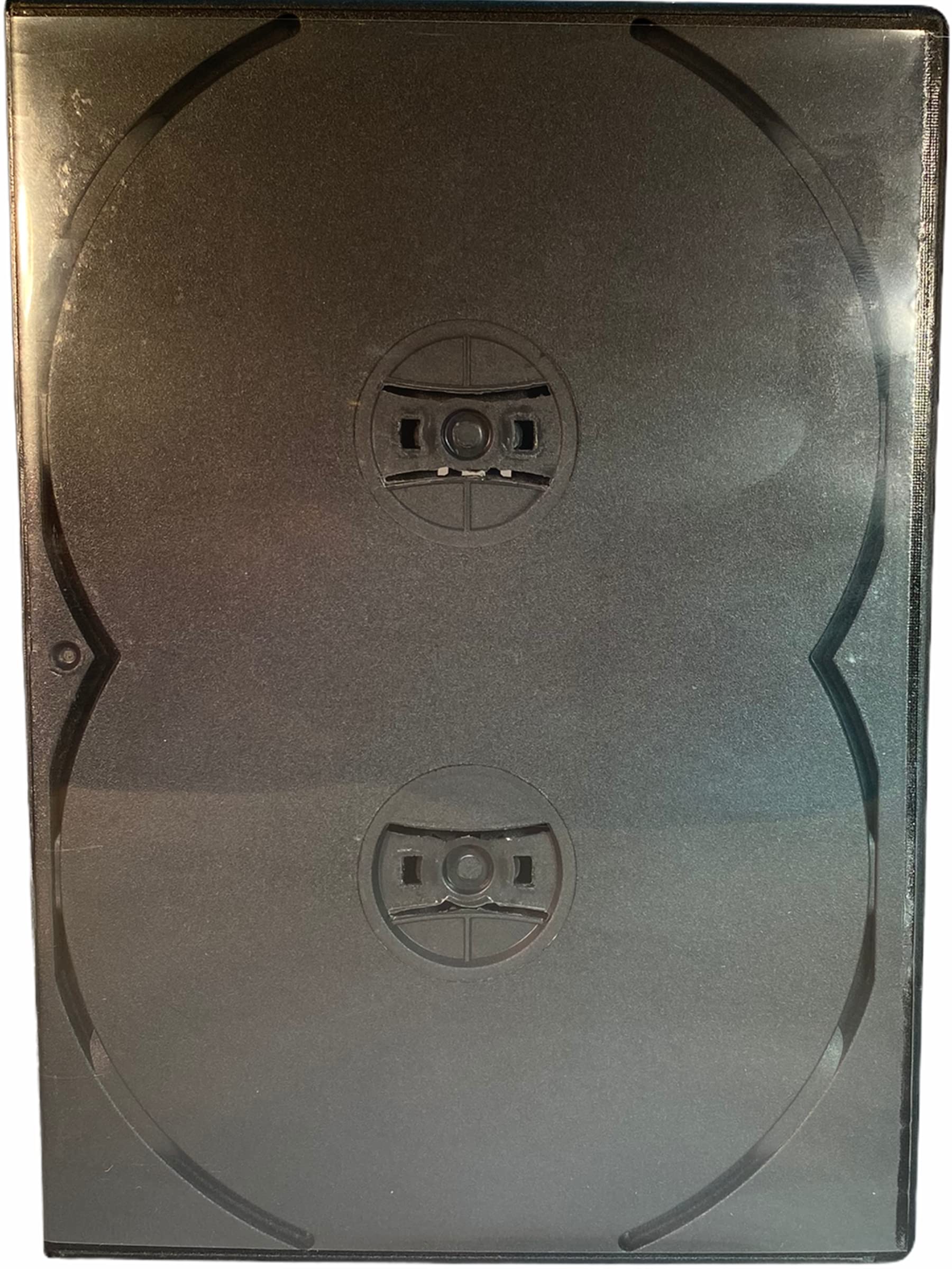 Dragon Trading Lot de 100 boîtiers pour 6 CD/DVD/Blu-ray 6 disques de n'importe quel format avec tranche de 14 mm et pochette extérieure pour incrustation d'œuvres d'art Noir
