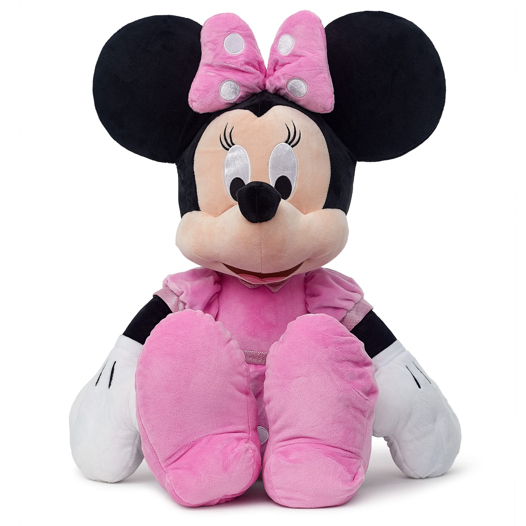 Simba Toys 6315870263 Disney Minnie Maus, weiches und angenehmes Material, 100% Original, geeignet für Jungen und Mädchen jeden Alters, 75 cm