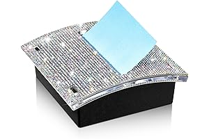 Sparkling Self-Adhesive Note Pad Holders: Bling for Your Desk