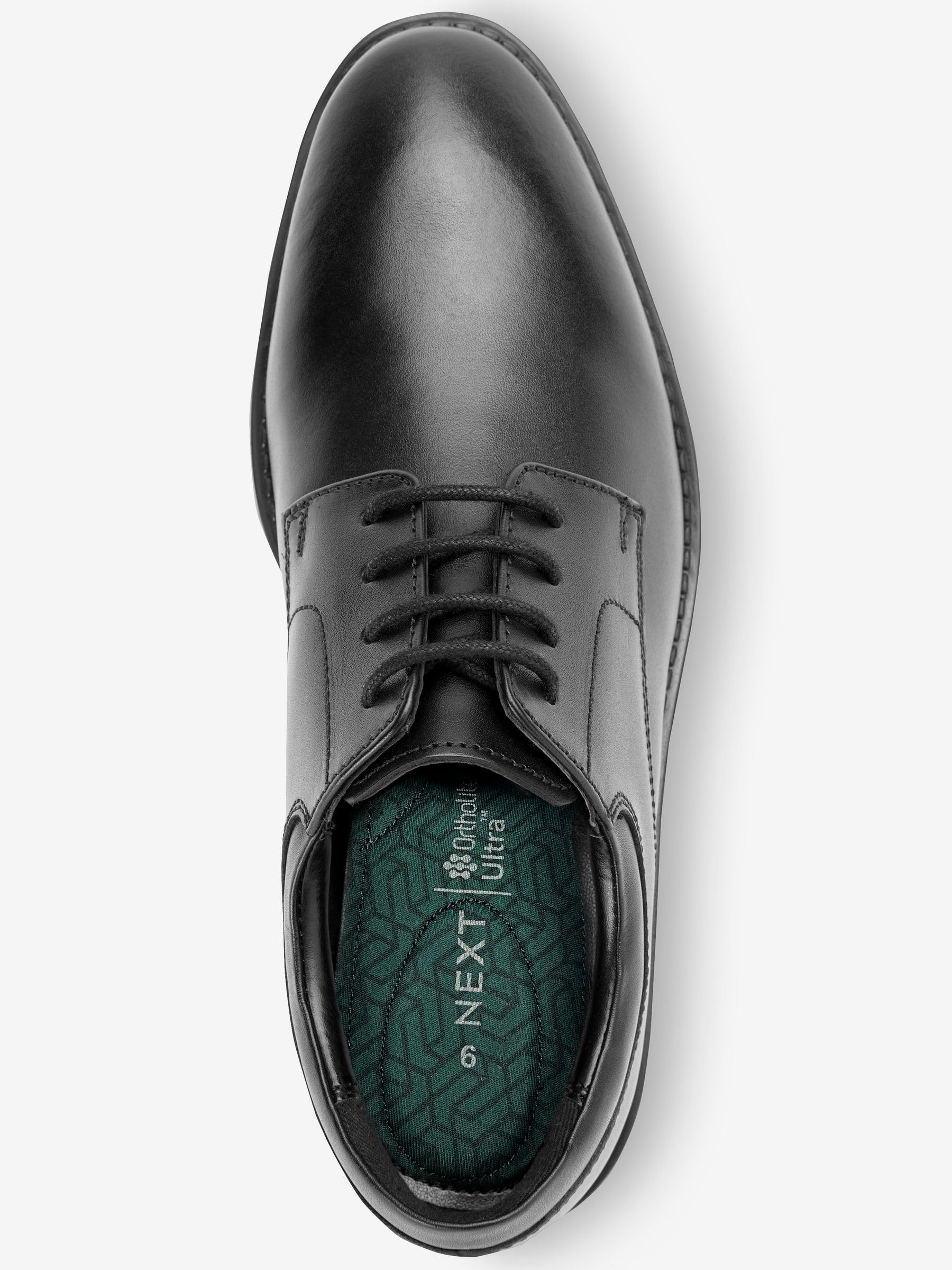 NEXT Jungen Standard Schlichte Lederschnürschuhe für die Schule