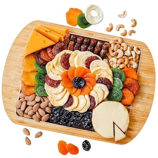 Cheese and Snack Charcuterie Board | Gift Basket forThanksgiving, Christmas, Holidays, Parties, Host, Hostess, Party Platter, Savory Assortment Tray | Bonnie and Pop