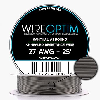 Kanthal A1 Resistance Wire 27 AWG - 25 Feet