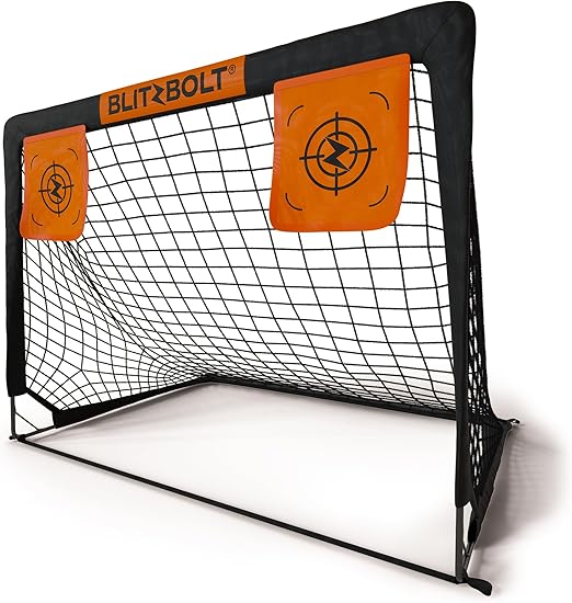 Pop-Up Soccer Goal 4x3 ft (120x90 cm) – Portable, Durable, Easy Setup, Perfect for Kids and Adults Soccer Training and Games. Ideal for The Beach, Your Home and The Backyard. Great Gift.