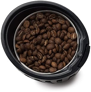 Quiseen One-Touch Electric Coffee Grinder. Grinds Coffee Beans, Spices, Nuts and Grains - Durable Stainless Steel Bla...