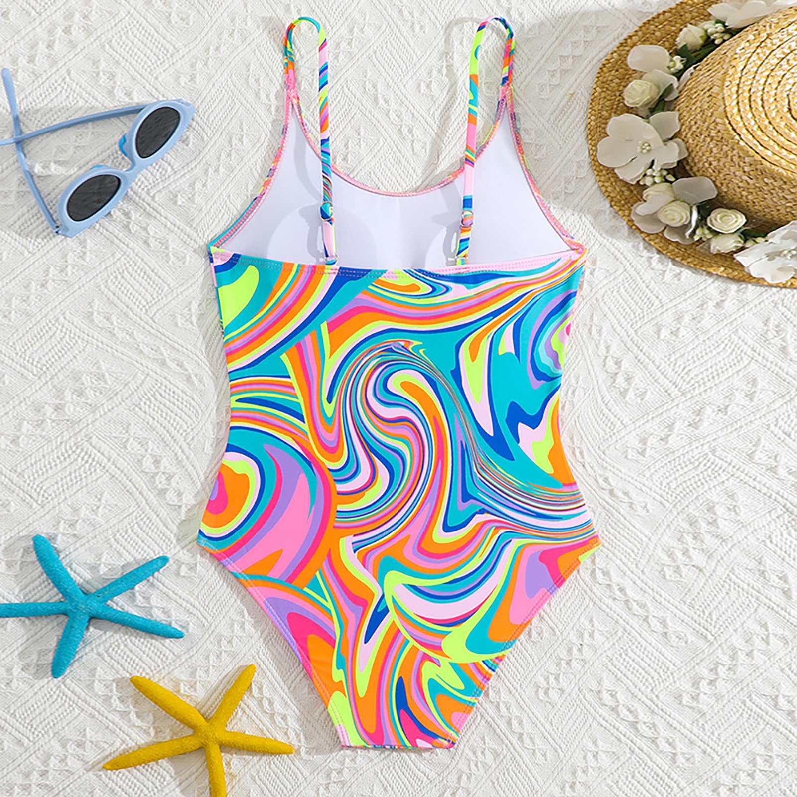 Traje de Baño de Playa para Niñas Natación 2026