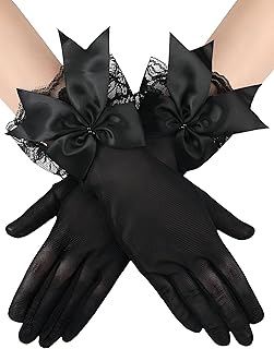 Fashion Gloves - Elegant lace gloves crafted for women attending formal events, providing a chic accessory that complements evening dresses, weddings, or sophisticated outings