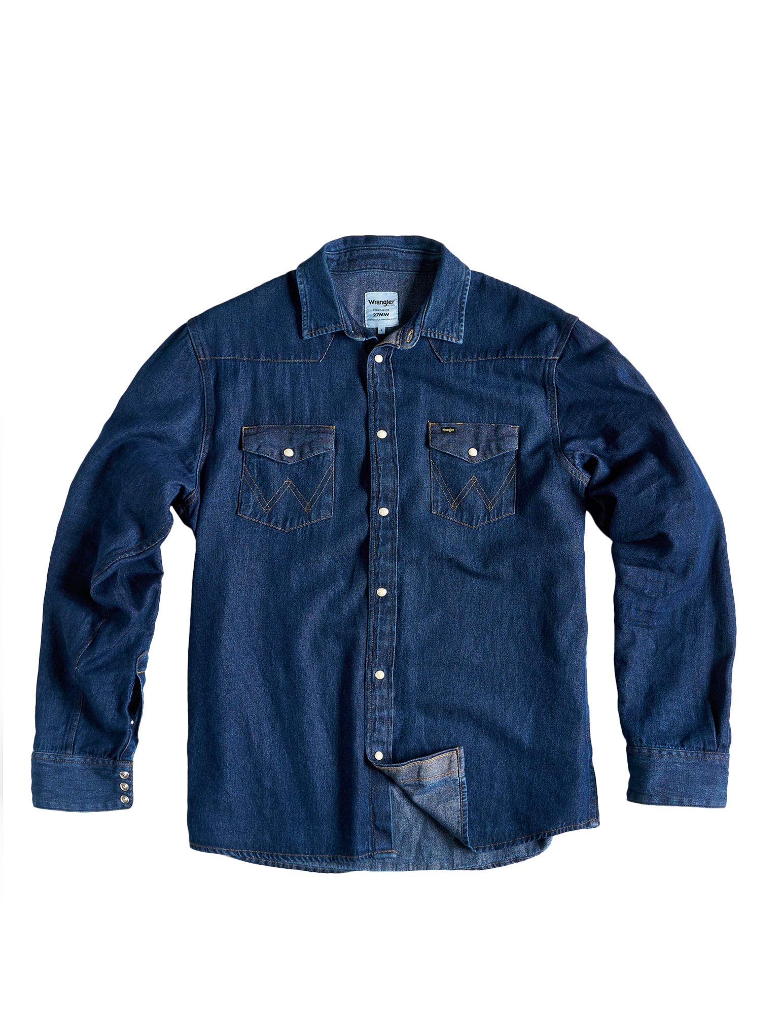 Wrangler Icons 27mw Camisa Vaquera Hombre (Pack de 1)