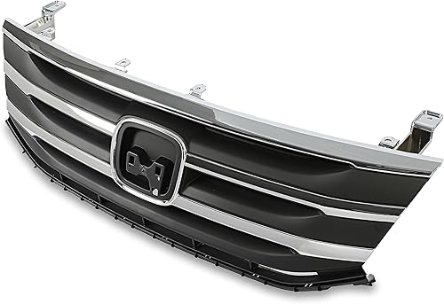 Miniatura 3 de KUAFU Rejilla superior de parachoques delantero compatible con Honda Odyssey 2011-2013 Reemplazo para HO1202107C HO1217105 HO1210138 Parrilla de