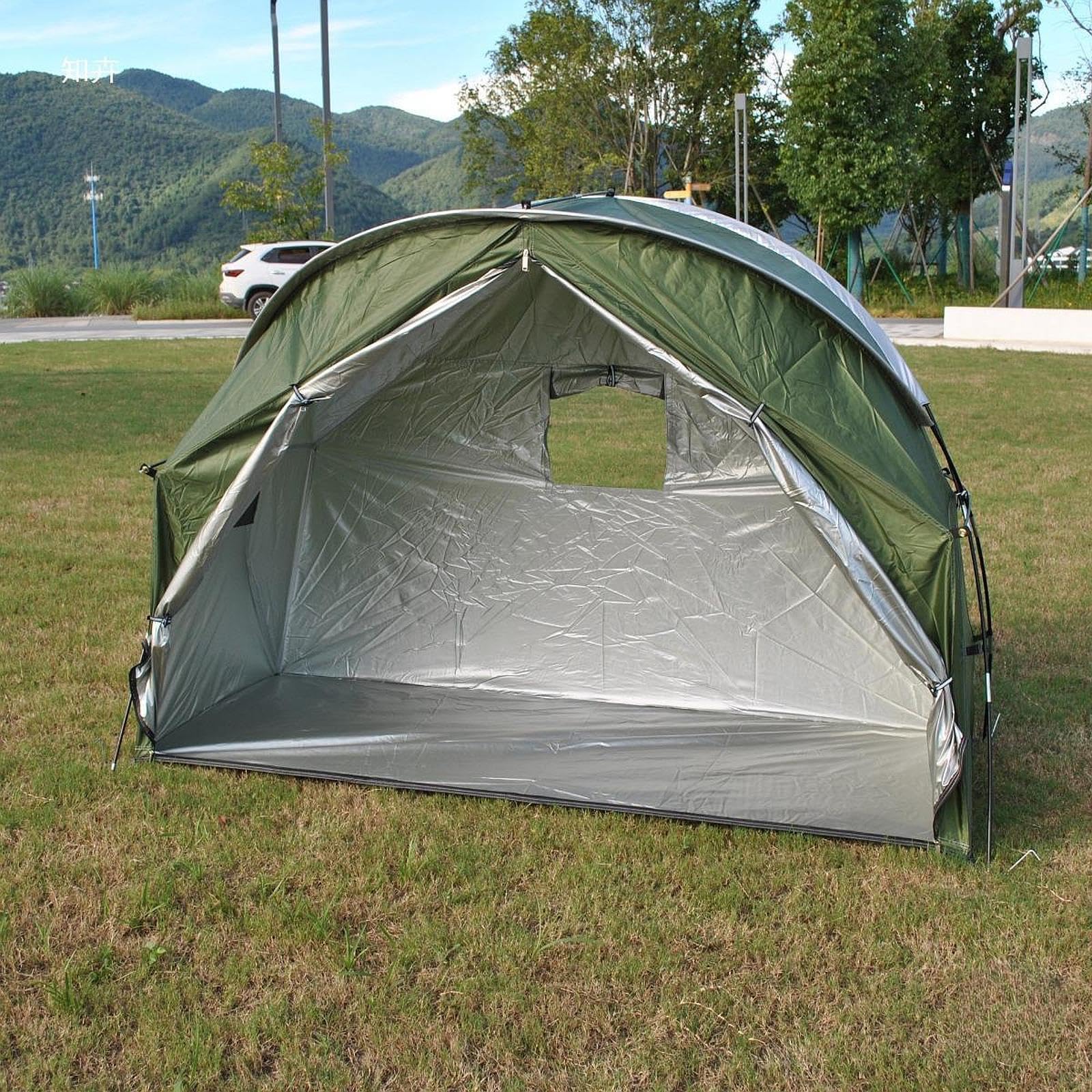 Tenda da Campeggio, Tenda da 1, Antivento, Attrezzatura per Esterni, Tessuto Oxford per Campeggio, Pesca, Caccia, Zaino in Spalla, Montagna