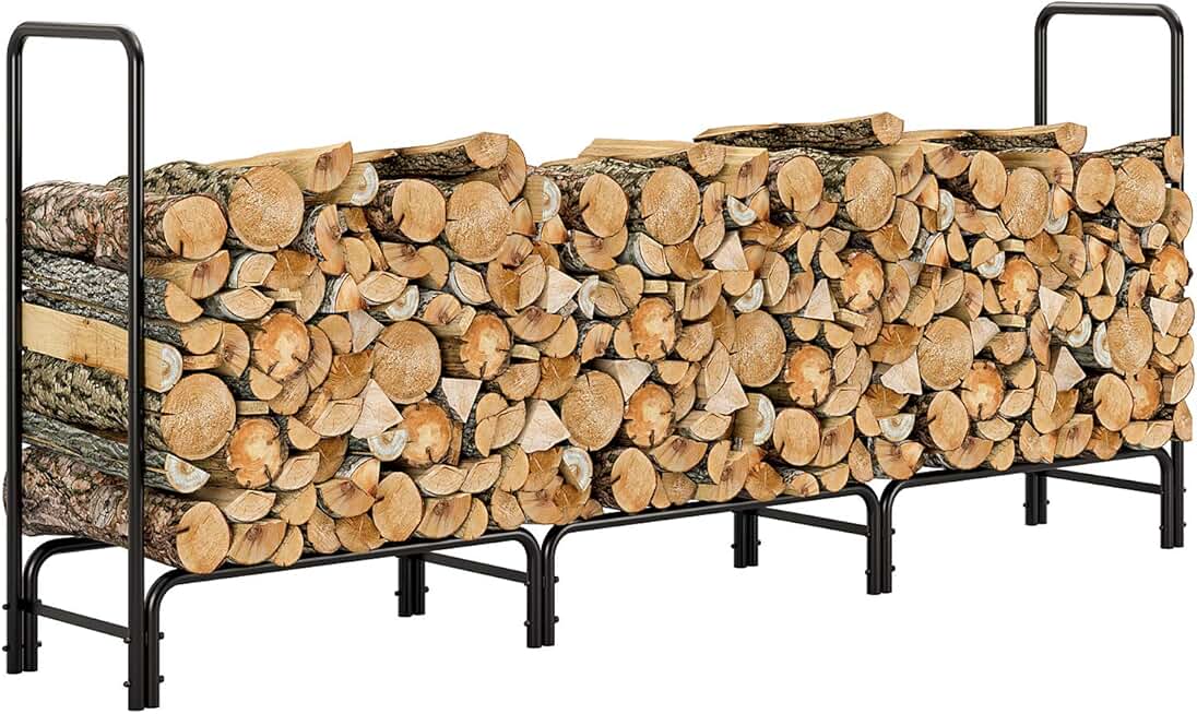 firewood rack with wheels
