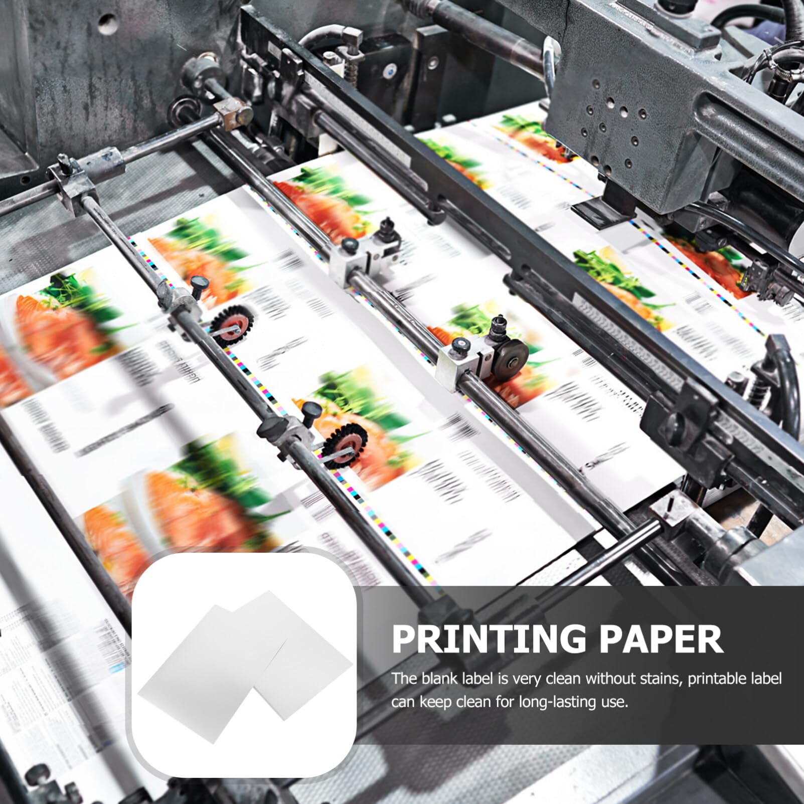 NUOBESTY 60hojas Etiquetas Adhesivas Imprimibles De Papel Autoadhesivo Superficie Lisa y Adhesivo Fuerte Para Proyectos Casa y Oficina Para Etiquetar Direcciones y Precios