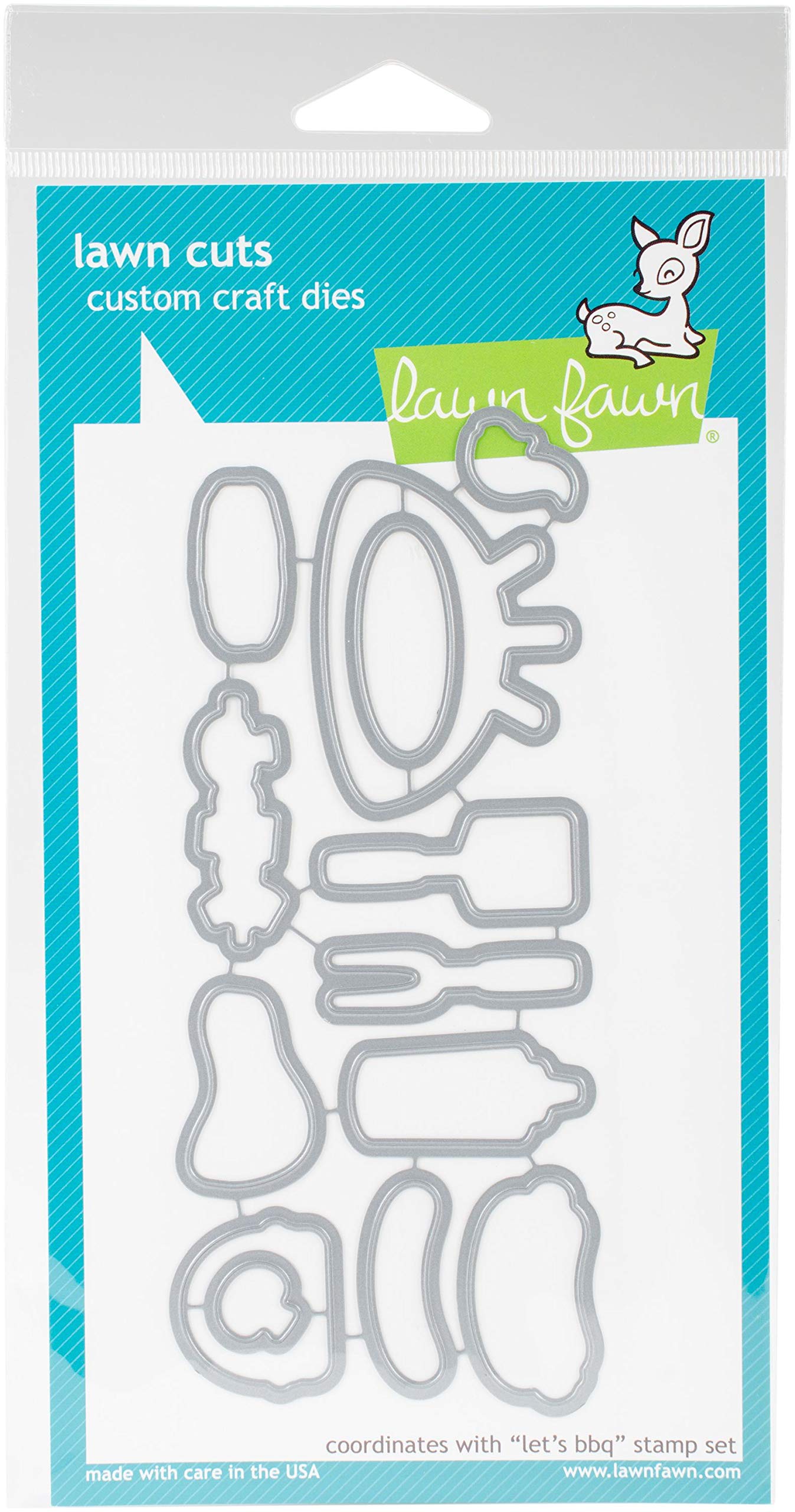 Lawn Cuts Custom Craft Die -let's Bbq