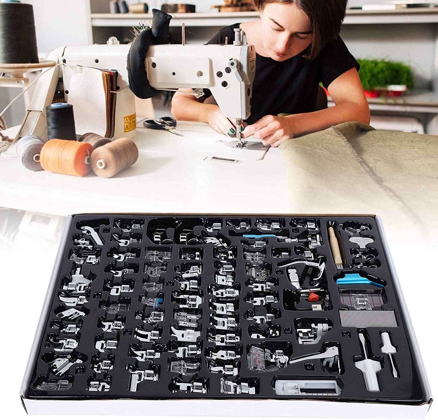 SYGA 82Pcs Presser Feet Set - Sewing Machine Accessories -3
