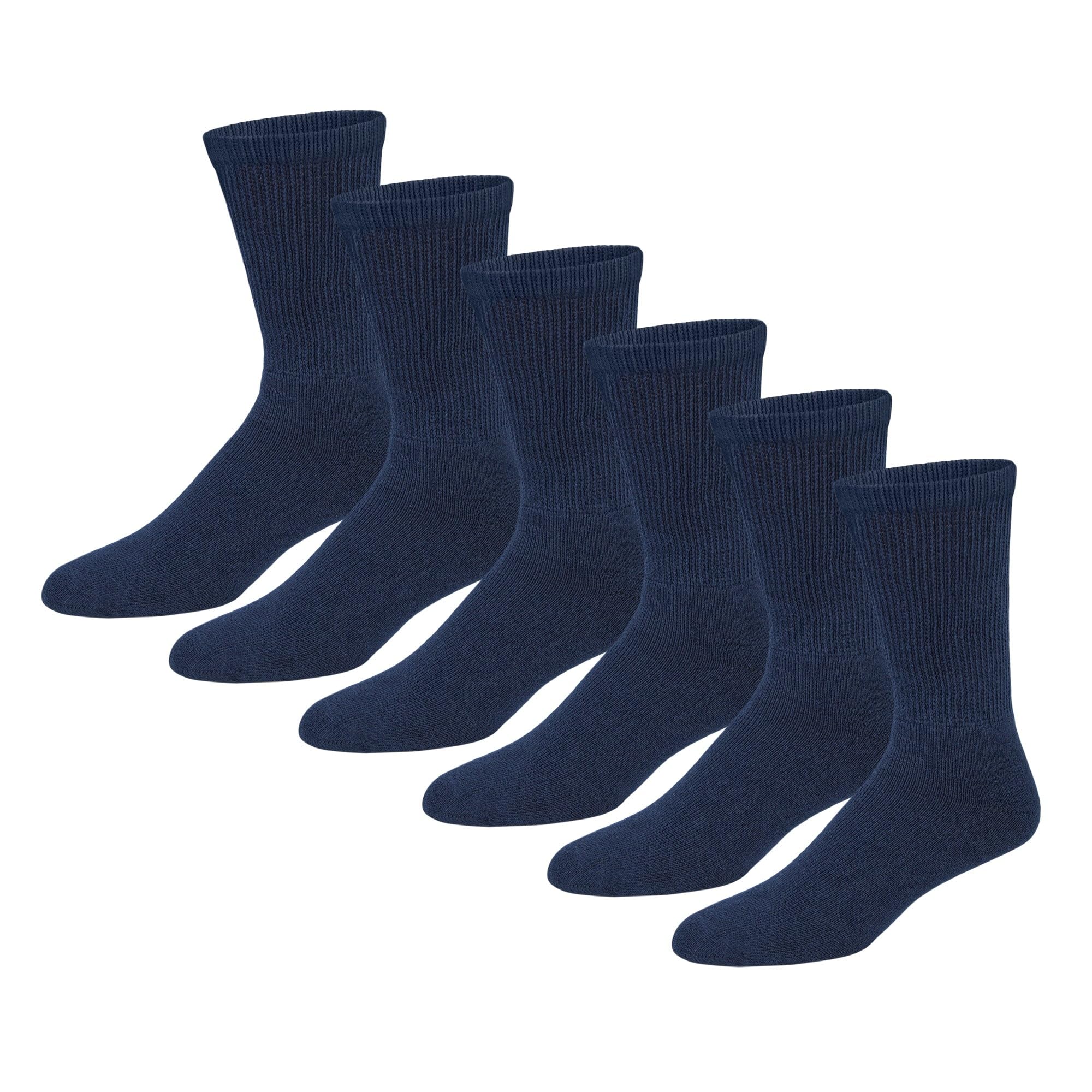 Amazon.com: Premium Women's Soft Breathable Cotton Crew Socks, Non