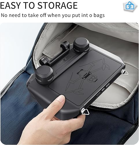 Miniatura 8 de Mavic 3 Pro 2 en 1 RC Pro Controller Sun Hood, RC Joysticks Protector de pantalla Parasol para DJI Mavic 3 ProDJI Mini 3 ProDJI Air 2S RC Pro