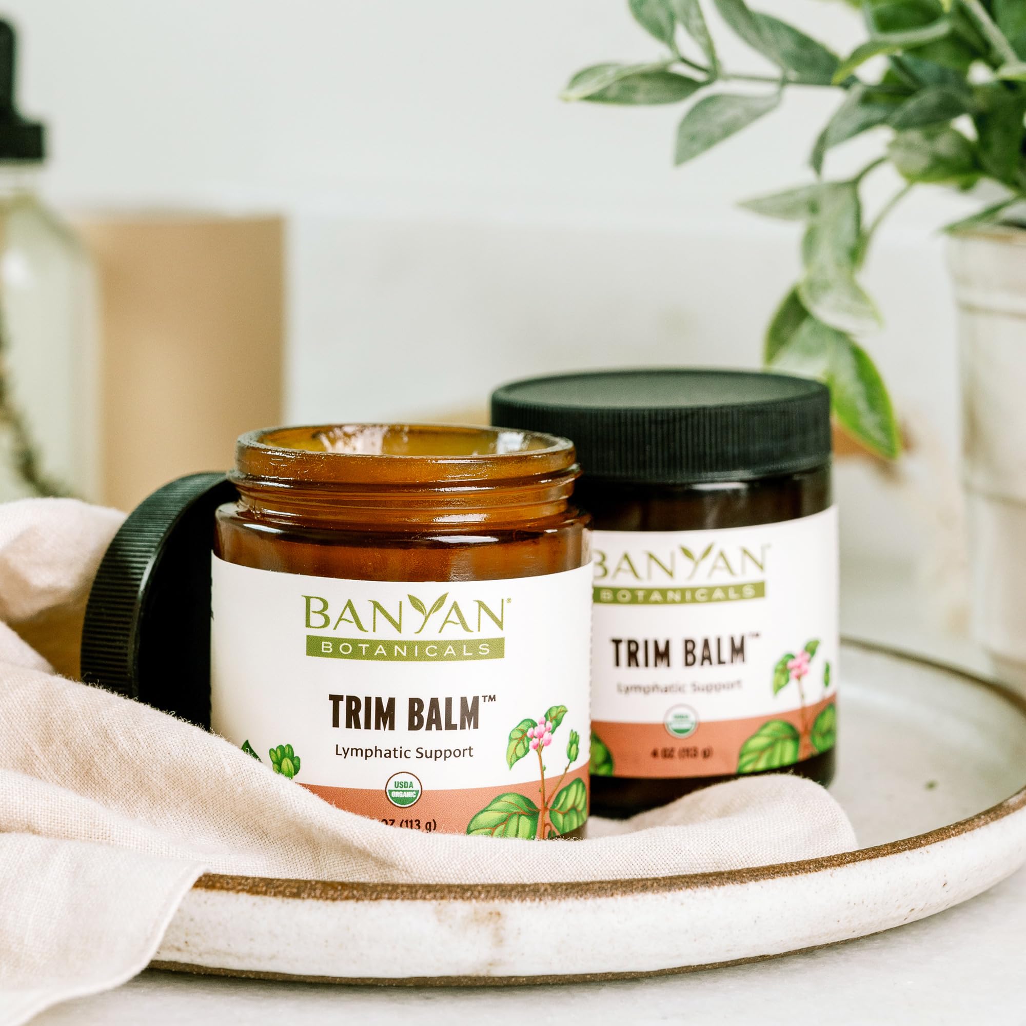 Amazon.com: Banyan Botanicals Trim Balm - Certified Organic, 4 oz
