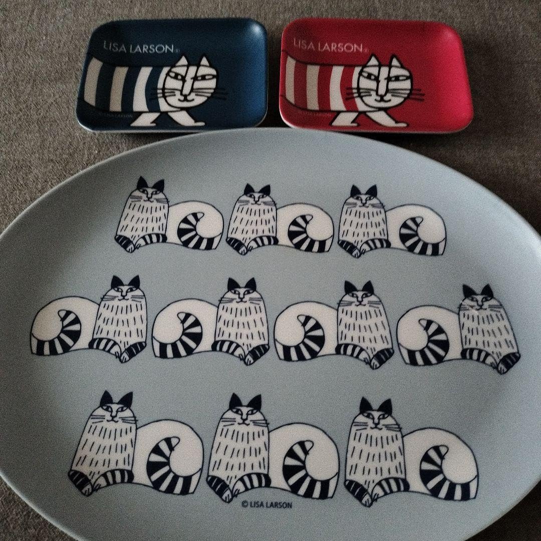 Amazon.co.jp: リサラーソン プラスチック製 プレート 平皿 1枚