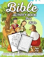Algopix Similar Product 19 - Bible Activity Book for Kids Ages 48