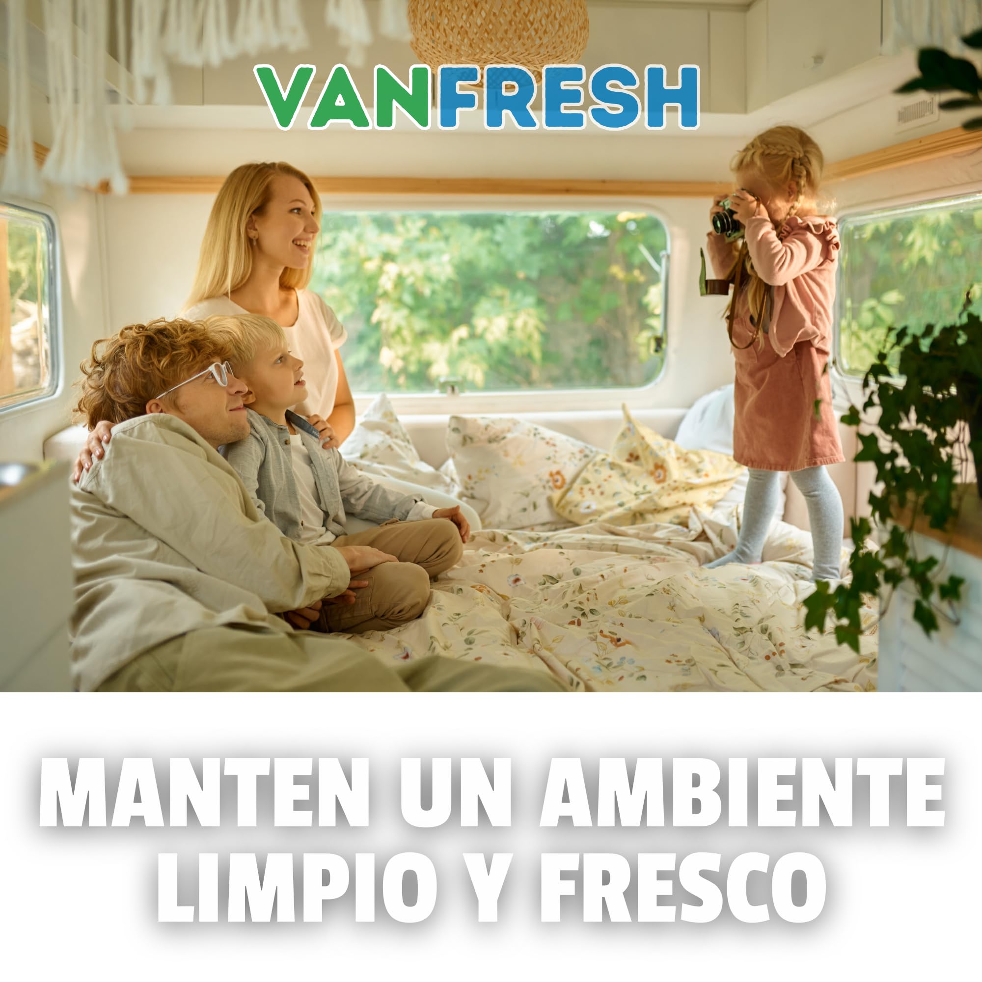VanFresh Tank Fresh – Líquido para Depósito de Aguas Grises 5L | Elimina Malos Olores, Limpieza y Mantenimiento de Tanques de Autocaravanas, Caravanas y Barcos | Alta Eficacia y Acción Prolongada